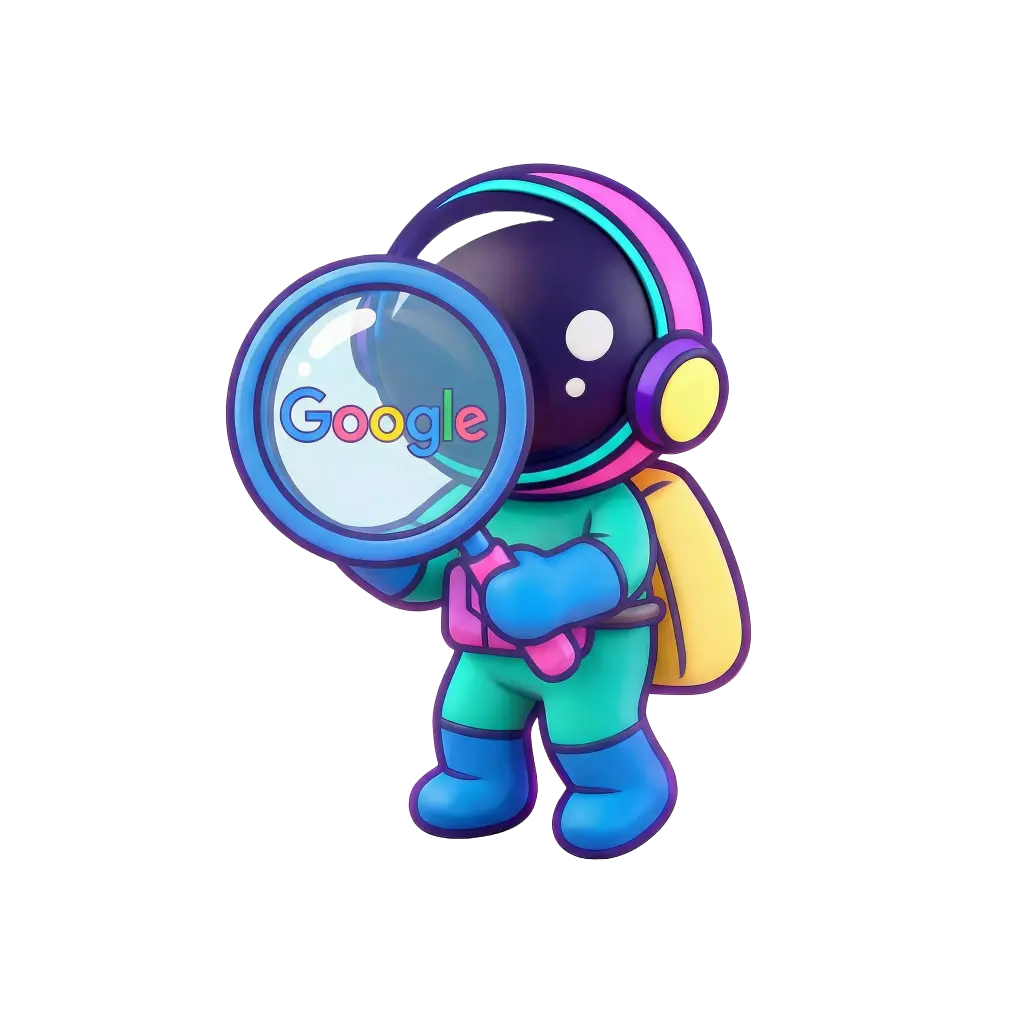 Pureweb SEO astronaut mascot